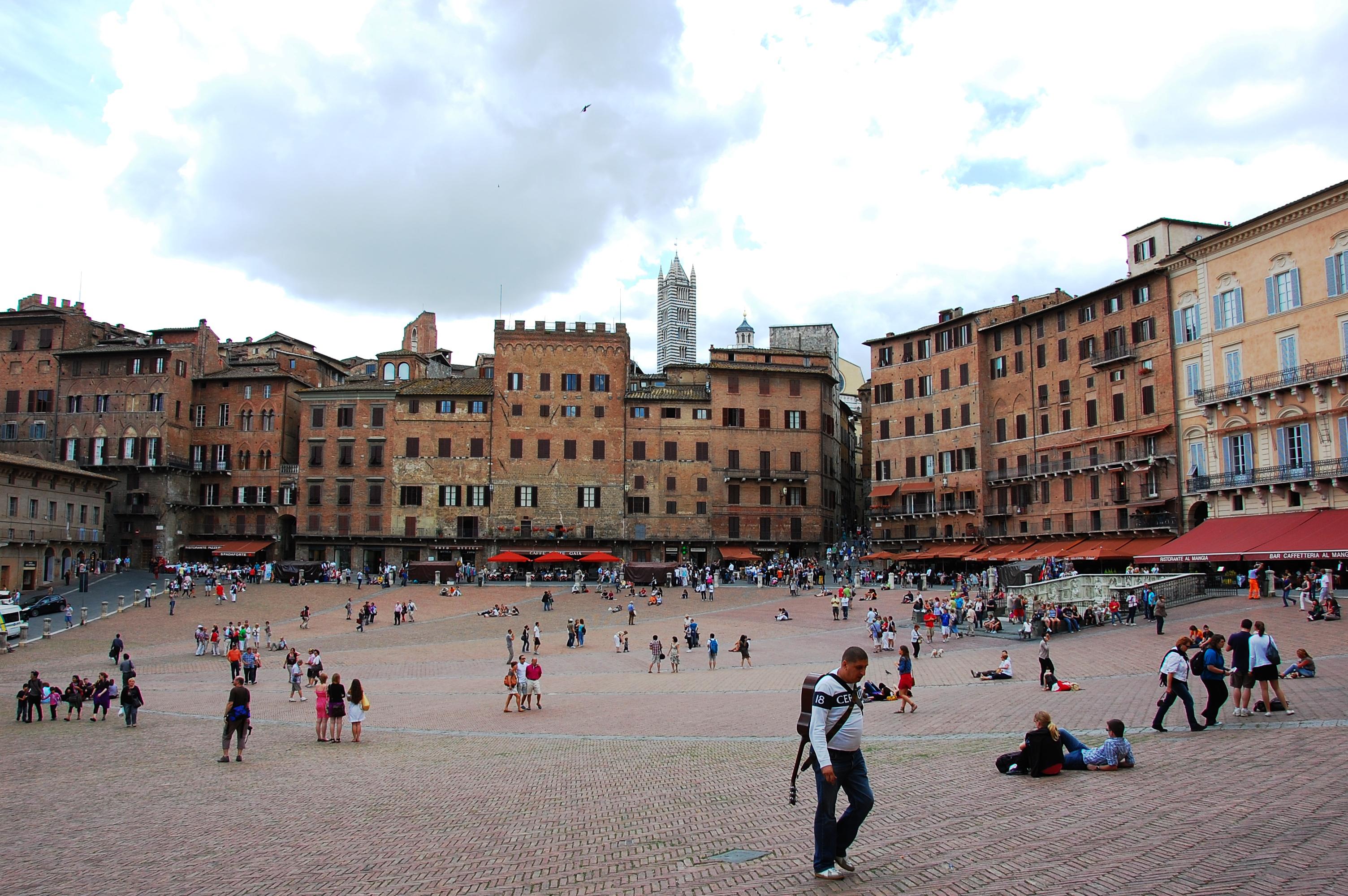 Marktplatz in Siena